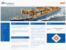 Tablet Screenshot of box-ships.com